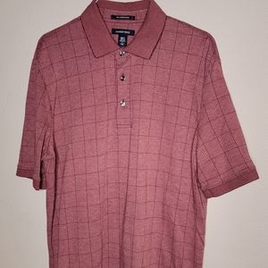 Lands' End Super Soft Supima Polo Shirt, Burgundy Men's Size Medium NWOT